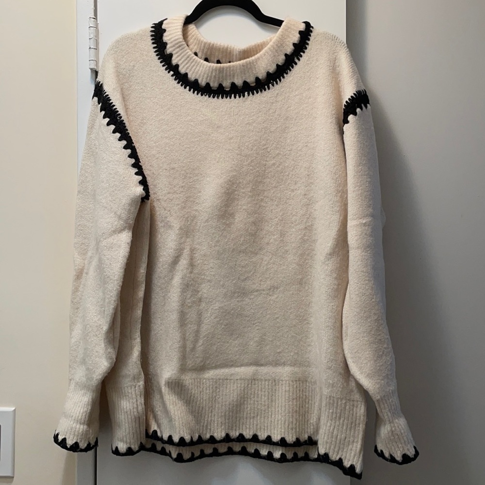 Cream oversized sweater
